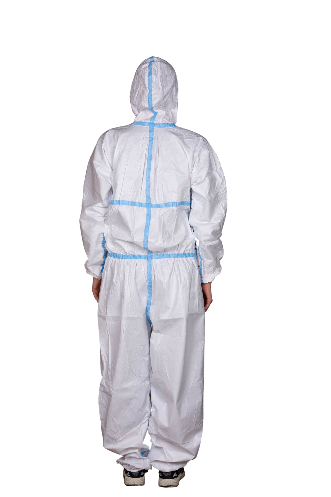 taped coverall back